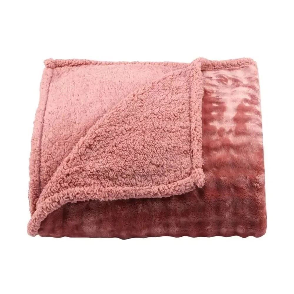 Cobertor King Requinte Sherpa Color Havan Casa - Argila