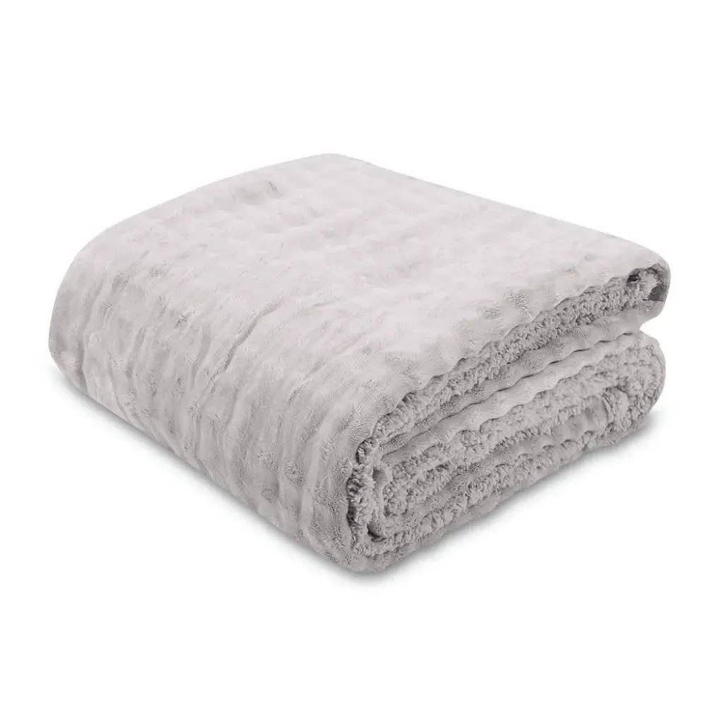 Cobertor King Requinte Sherpa Color Havan Casa - Ice
