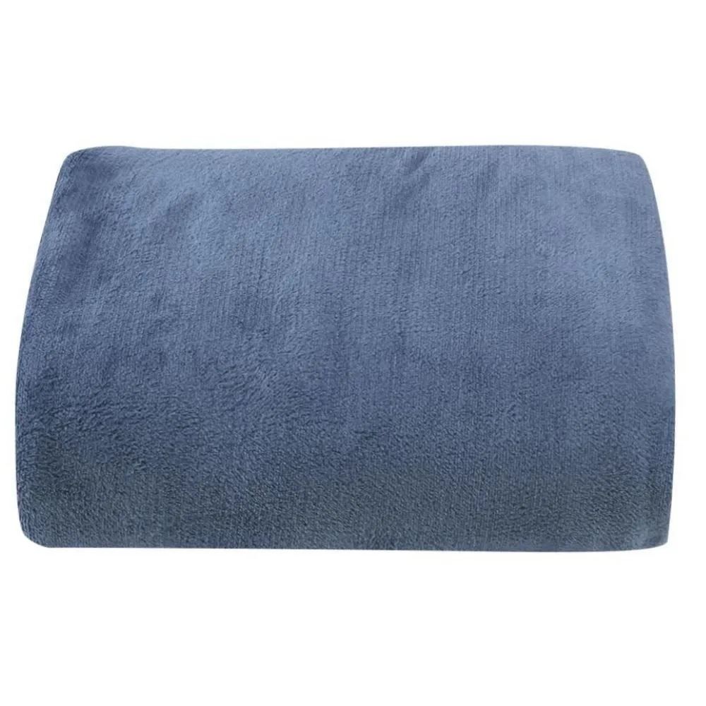 Cobertor Paris Solteiro Microfibra Havan Casa - Azul Jeans