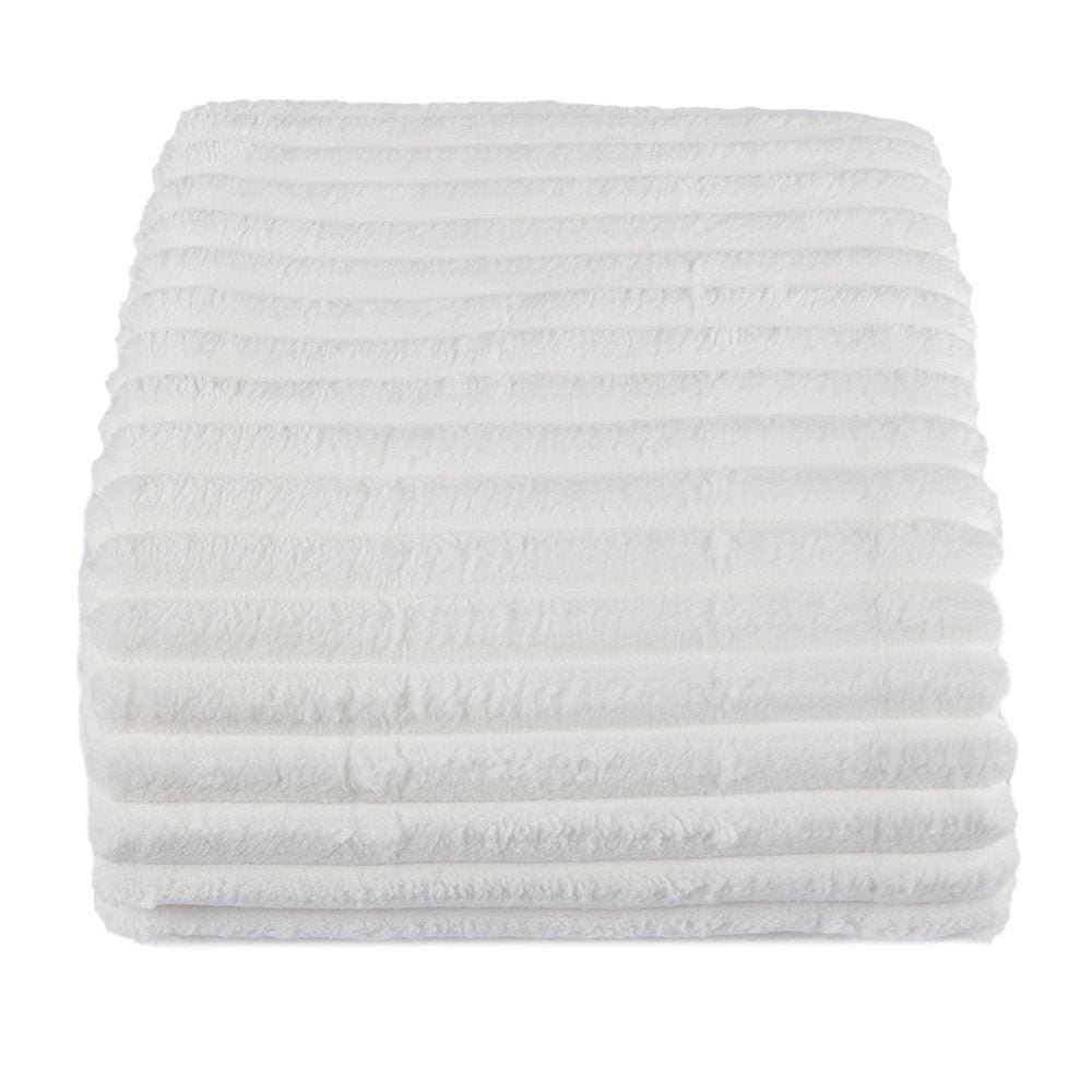 Cobertor Queen 100% Poliéster Premier Canelado Havan Casa - Off White