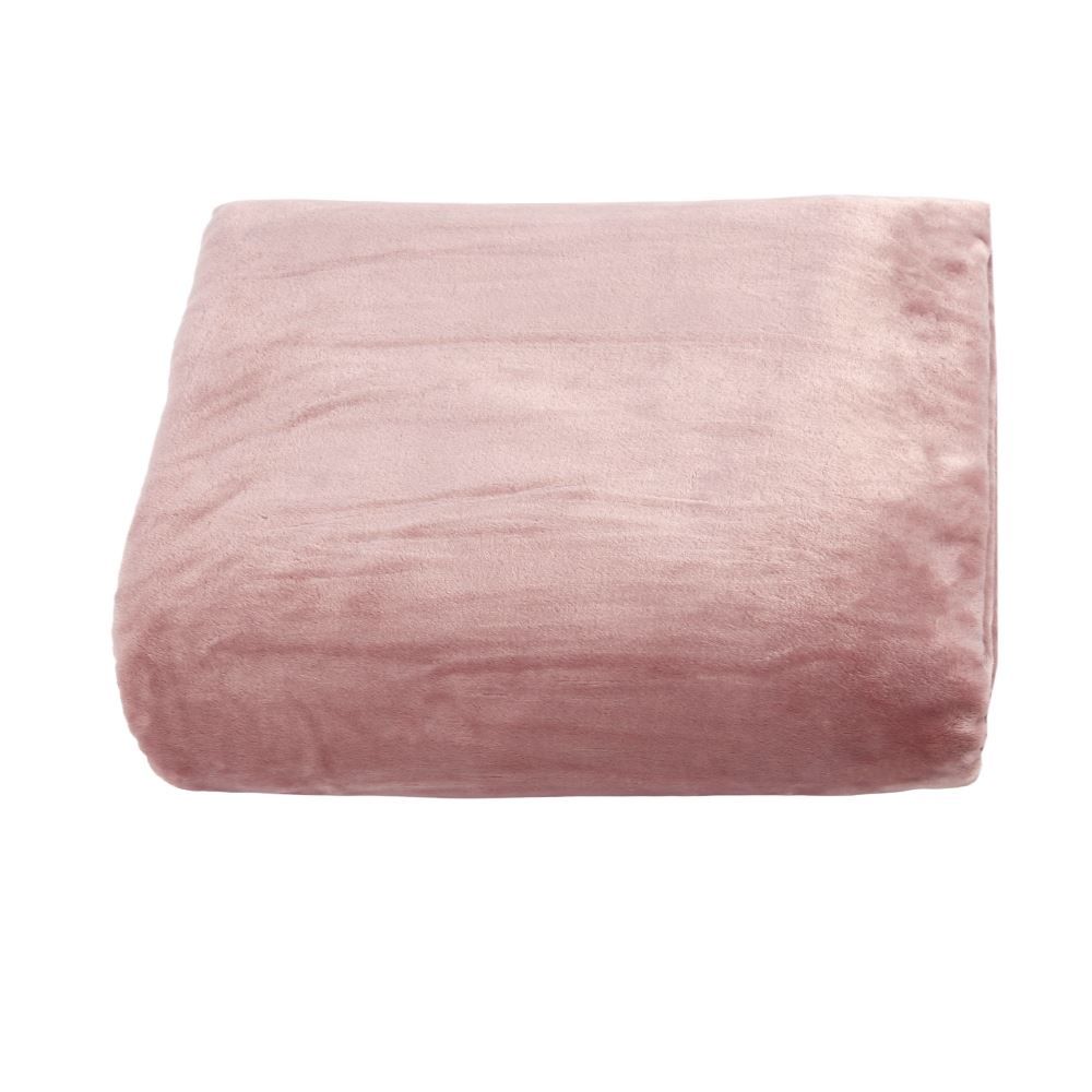 Cobertor Queen Microfibra Neo Clássico Camesa - Rosa Bebê