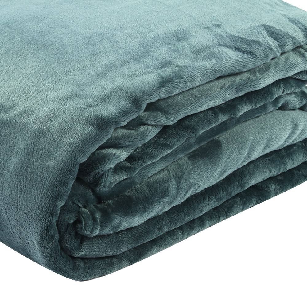 Cobertor Queen Microfibra Velour Neo Clássico Camesa - Verde
