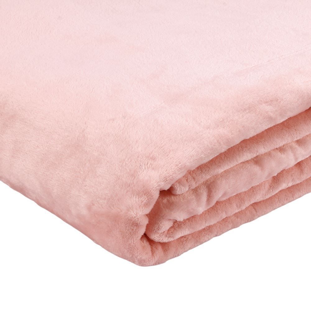Cobertor Queen Neo Velour Camesa - Rosa