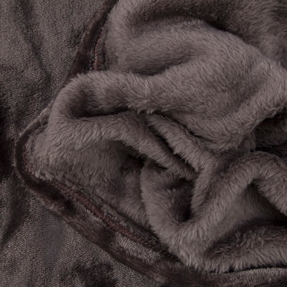 Cobertor Queen Neo Velour Camesa - Marrom