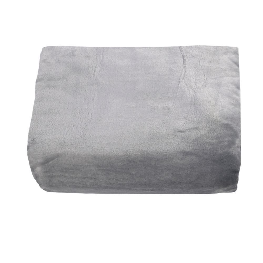 Cobertor Queen Neo Velour Camesa - Cinza