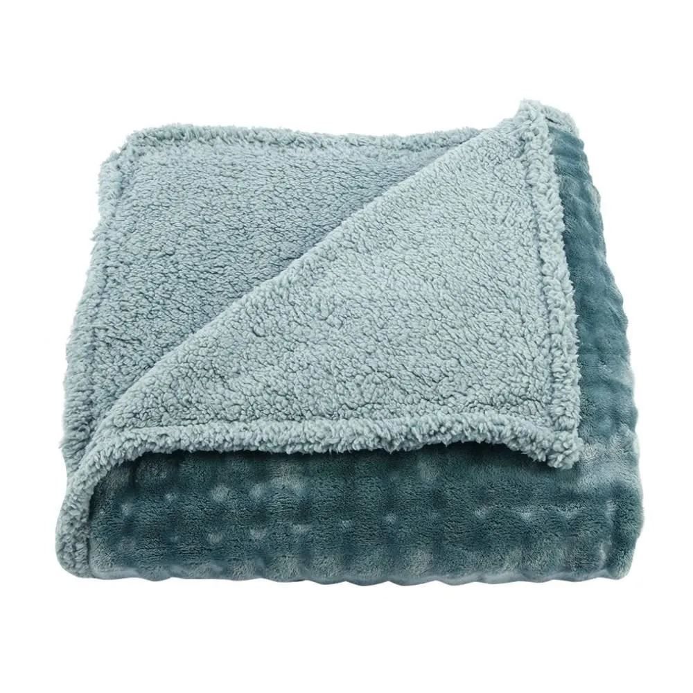 Cobertor Queen Requinte Color Sherpa Havan Casa - Verde