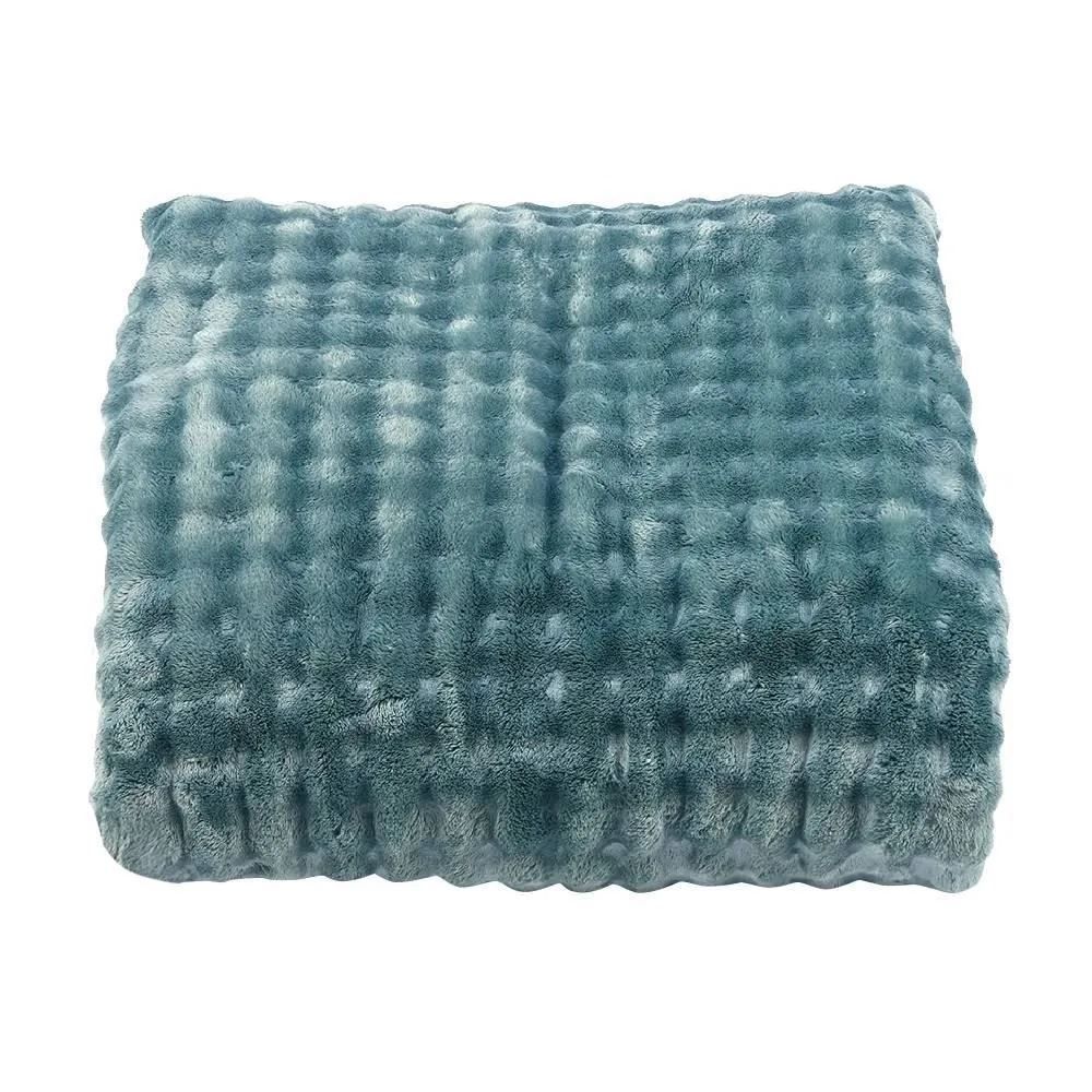 Cobertor Queen Requinte Color Sherpa Havan Casa - Verde