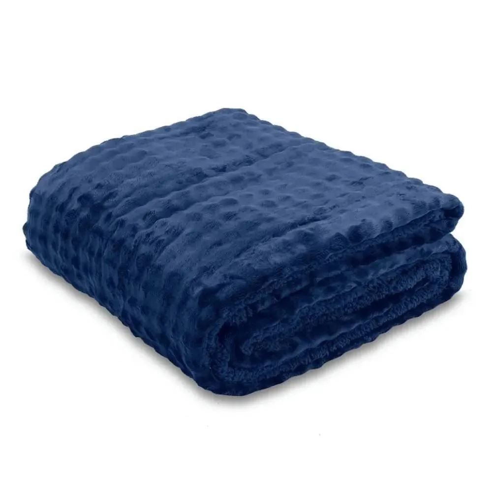 Cobertor Requinte Queen Sherpa Havan Casa - Midnight