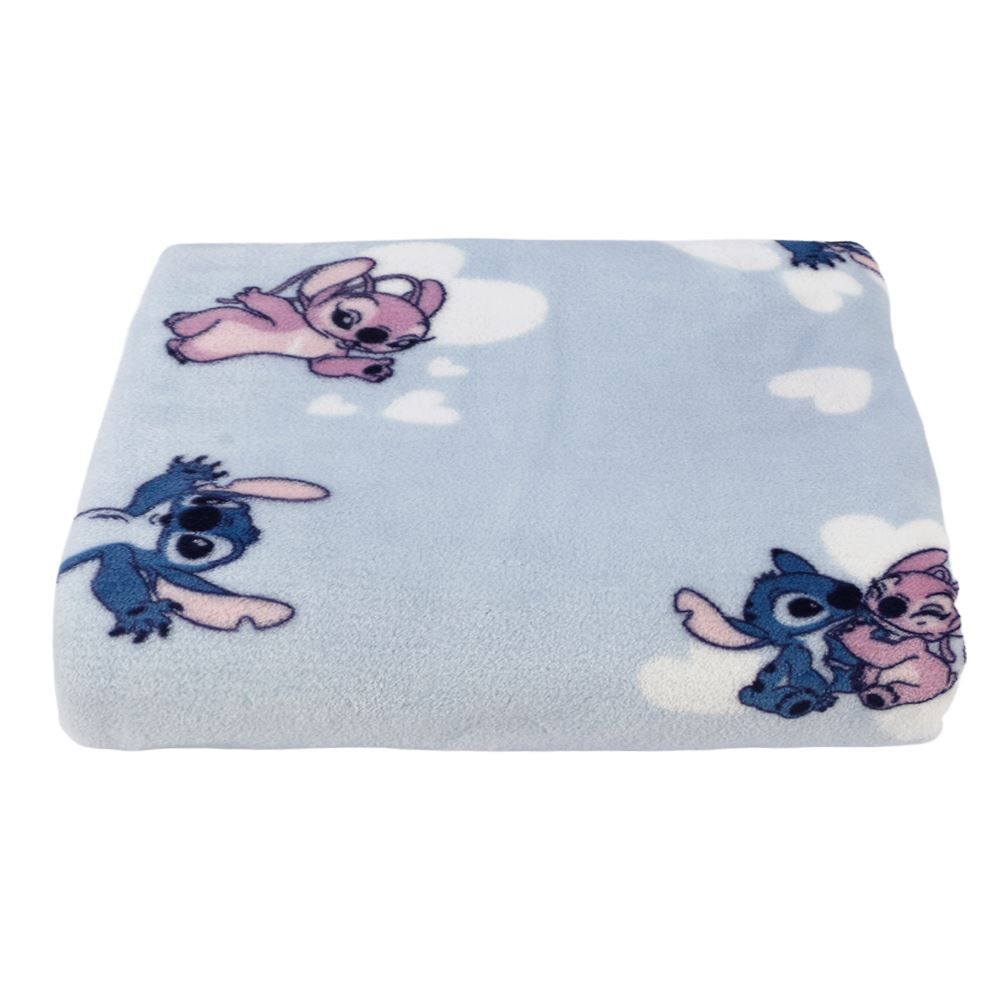 Cobertor Solteiro 100% Poliéster Disney - Stitch And Angel
