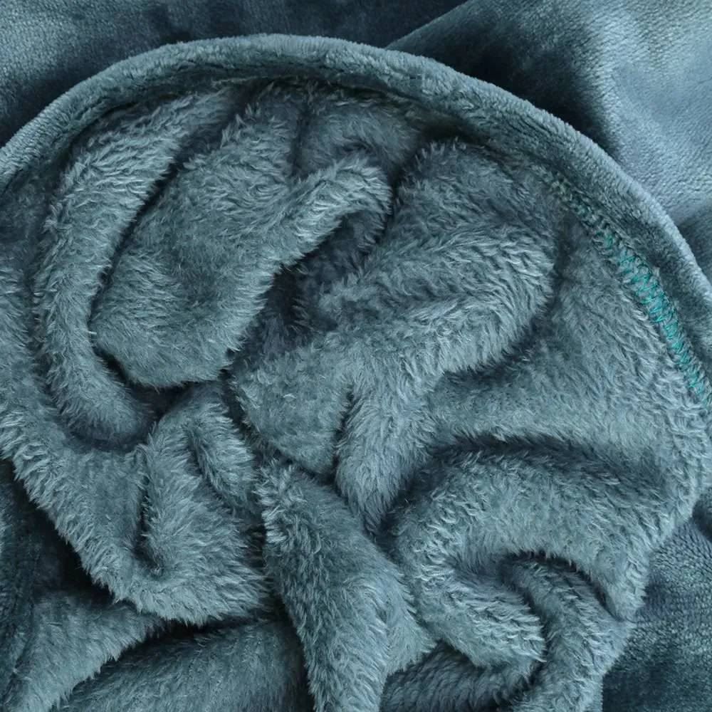 Cobertor Solteiro Microfibra Velour Clássico Camesa - Verde