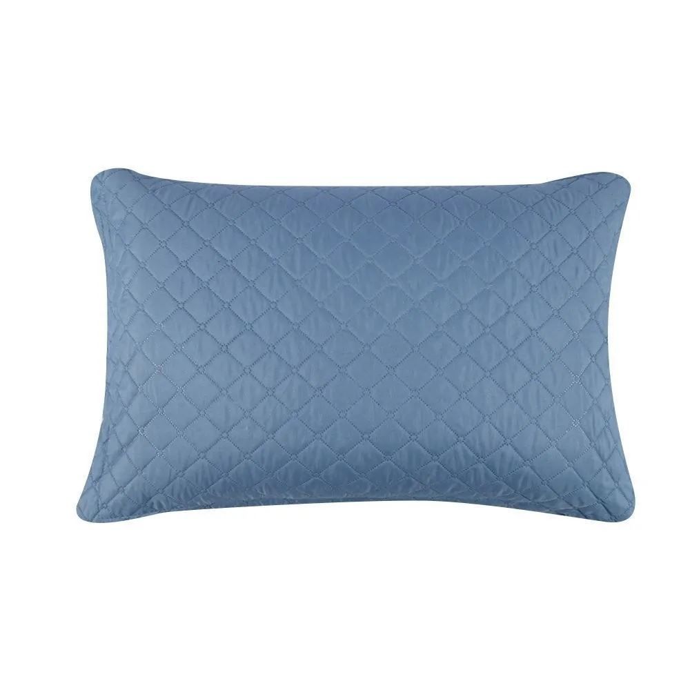 Kit Colcha King Lisa Versalhes Havan Casa 3 pçs  - Azul
