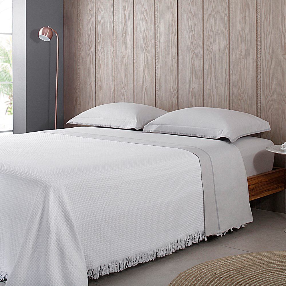 Colcha Solteiro In Design Buddemeyer - Branco