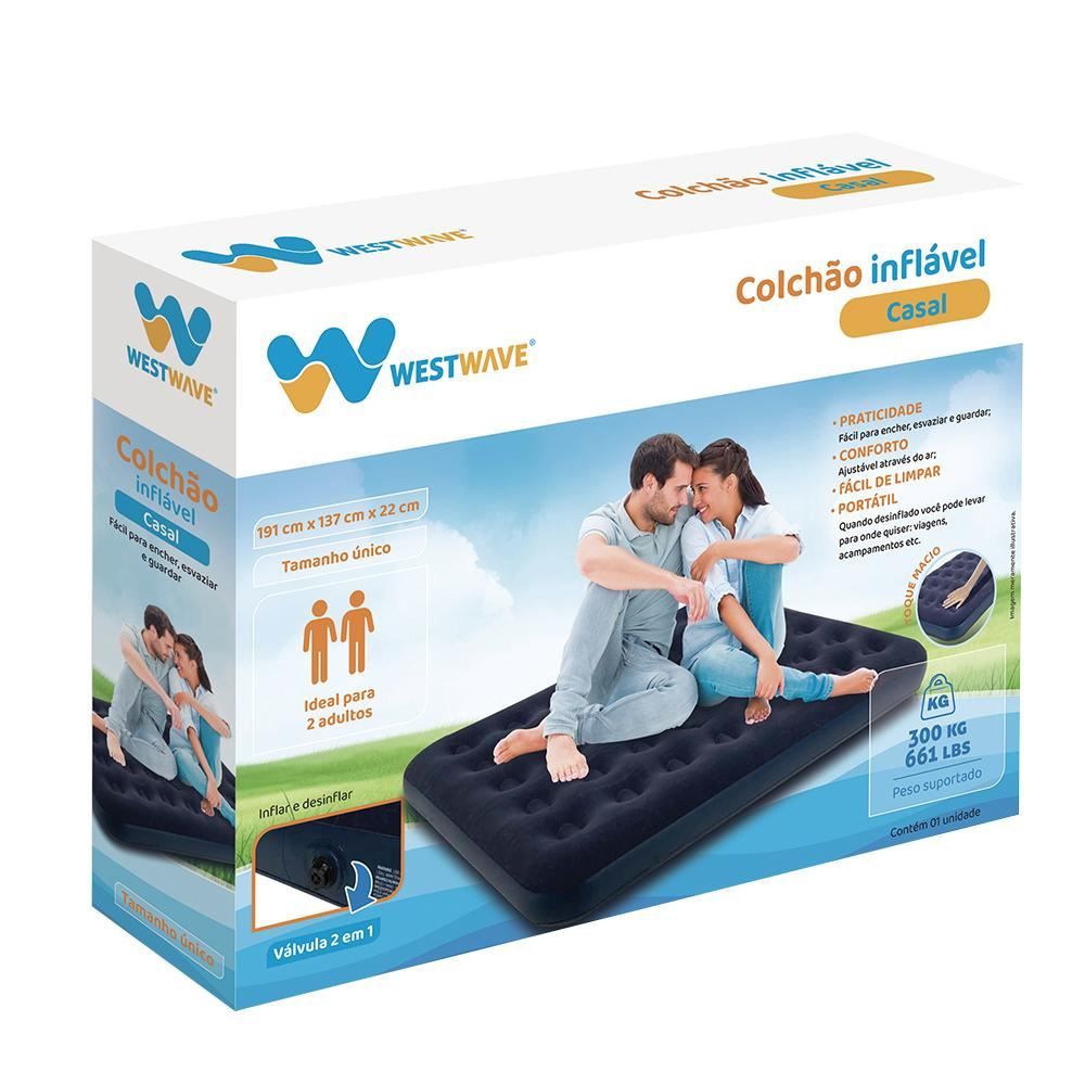 Colchão Inflavel Casal 1,91 X 1,37M Westwave