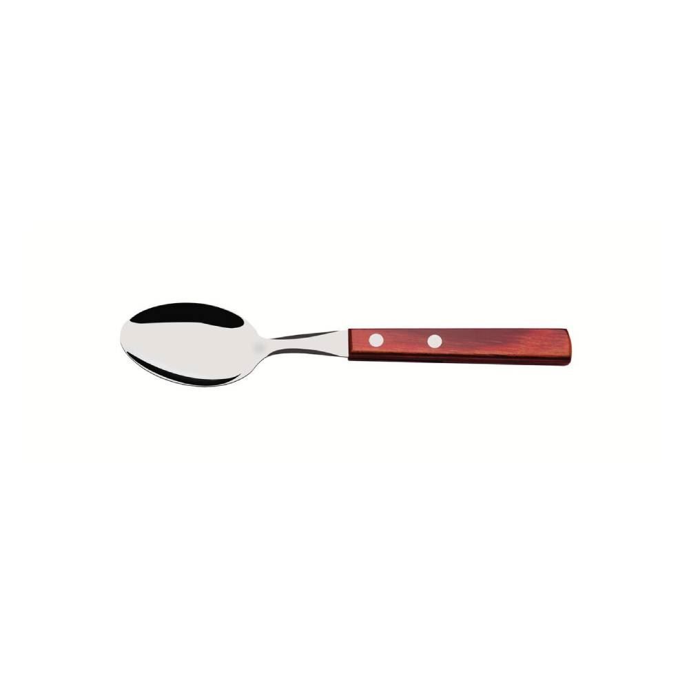 Colher De Chá Inox Polywood Tramontina - Vermelho
