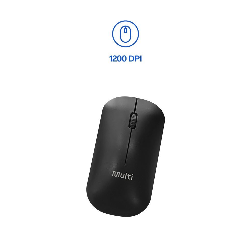 Combo Sem Fio Básico Multi Usb 2.4Ghz 1200Dpi