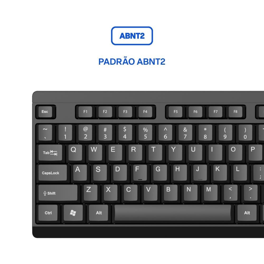Combo Sem Fio Básico Multi Usb 2.4Ghz 1200Dpi