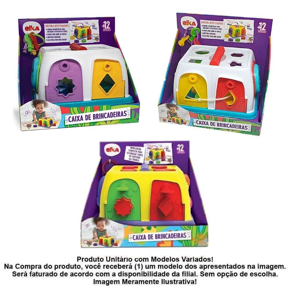 Conjunto de Atividades Caixa de Brincadeiras Elka - Sortido