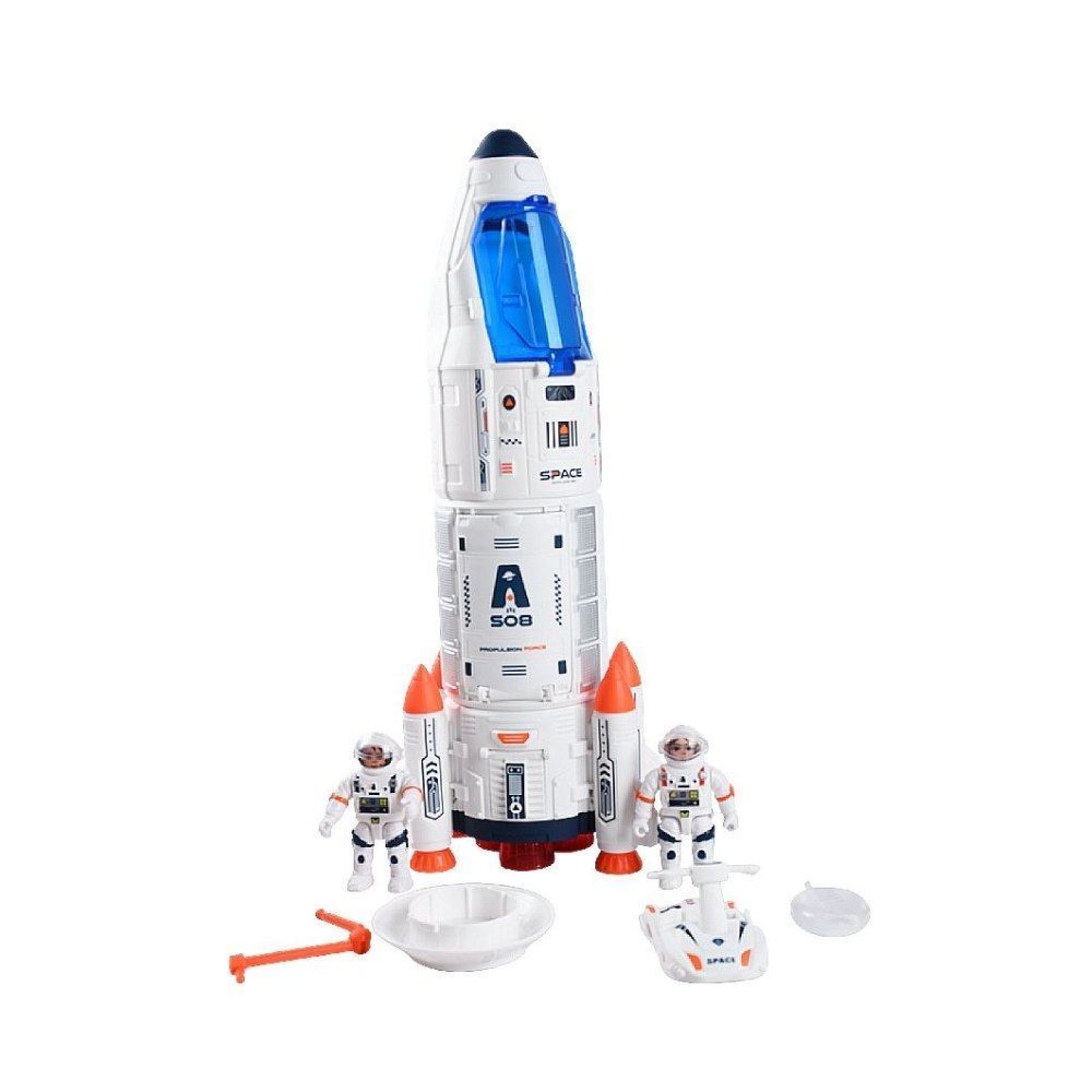 Conjunto Foguete com Bonecos Astronautas Havan Toys - HBR0925