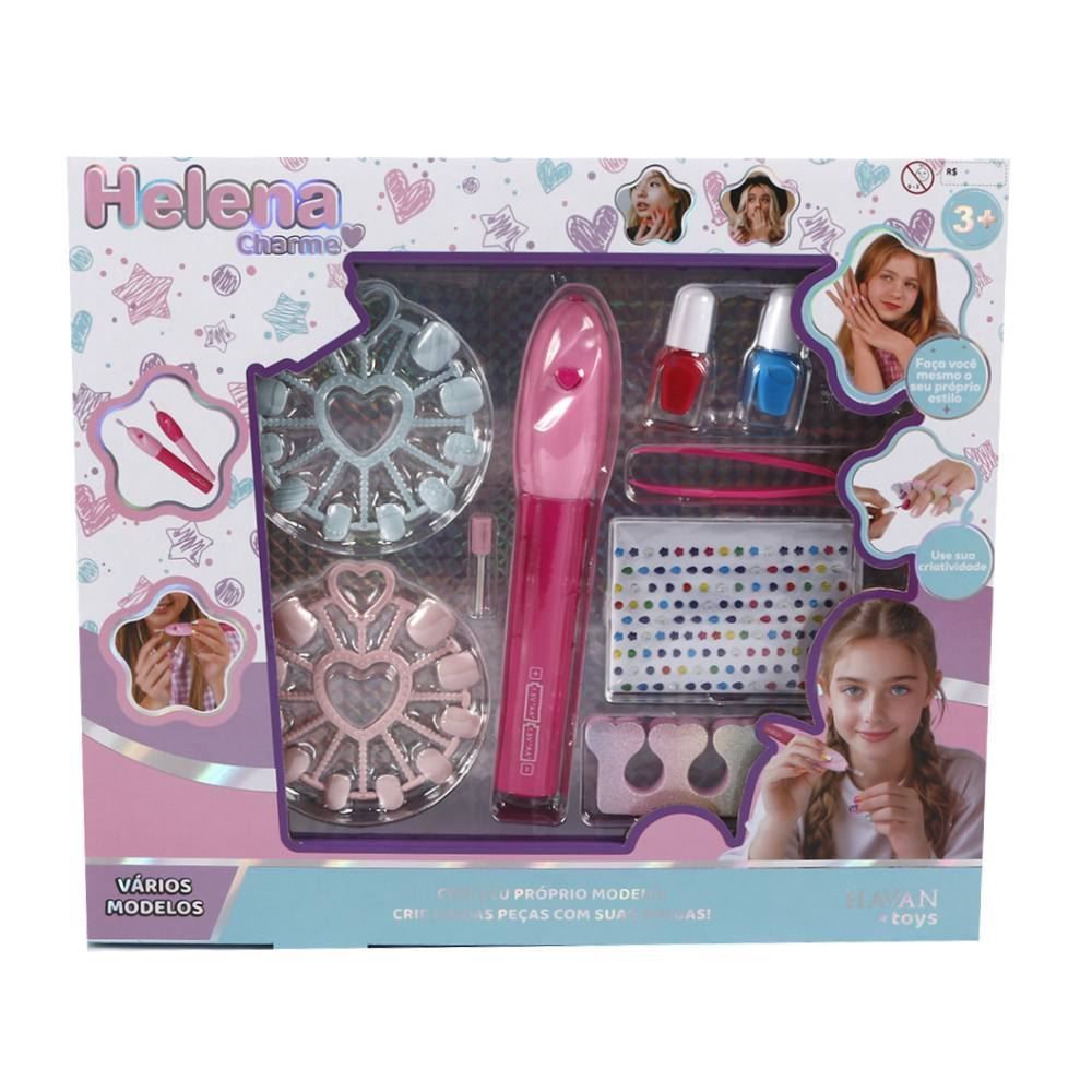 Kit Infantil de Unhas Helena Charme Havan Toys