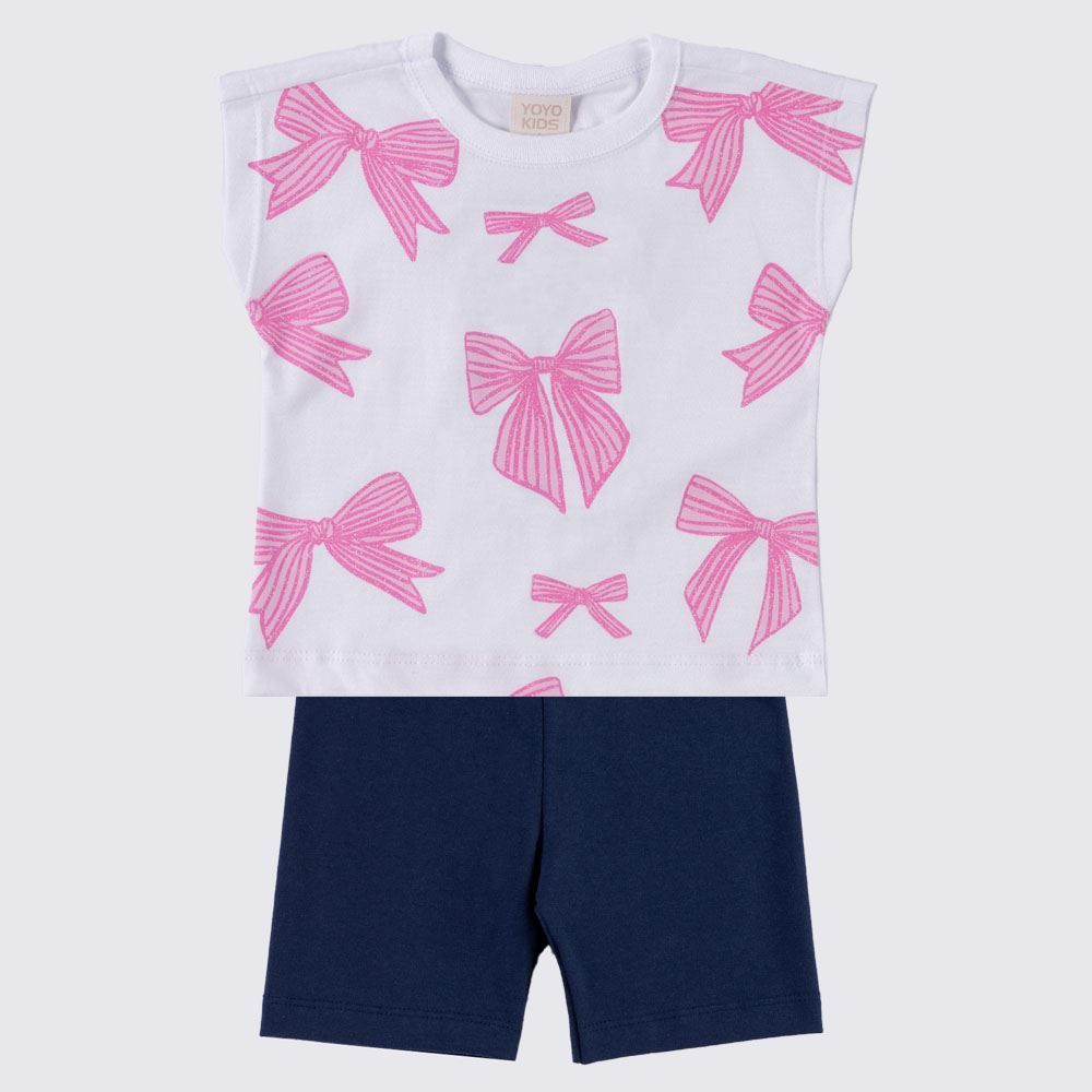 Conjunto Infantil Menina 1 a 3 Anos Yoyo Kids