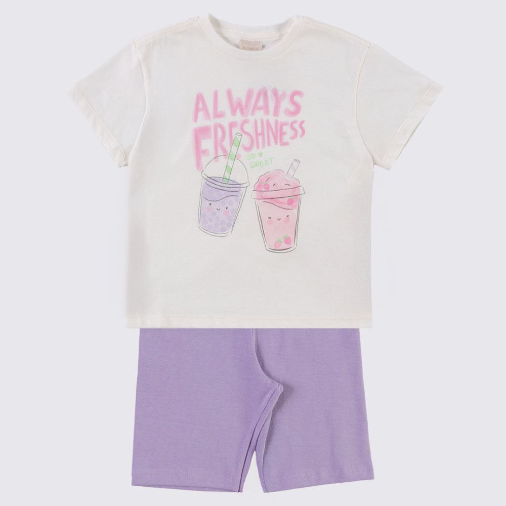 Conjunto Infantil Menina 4 a 10 Anos Marmelada