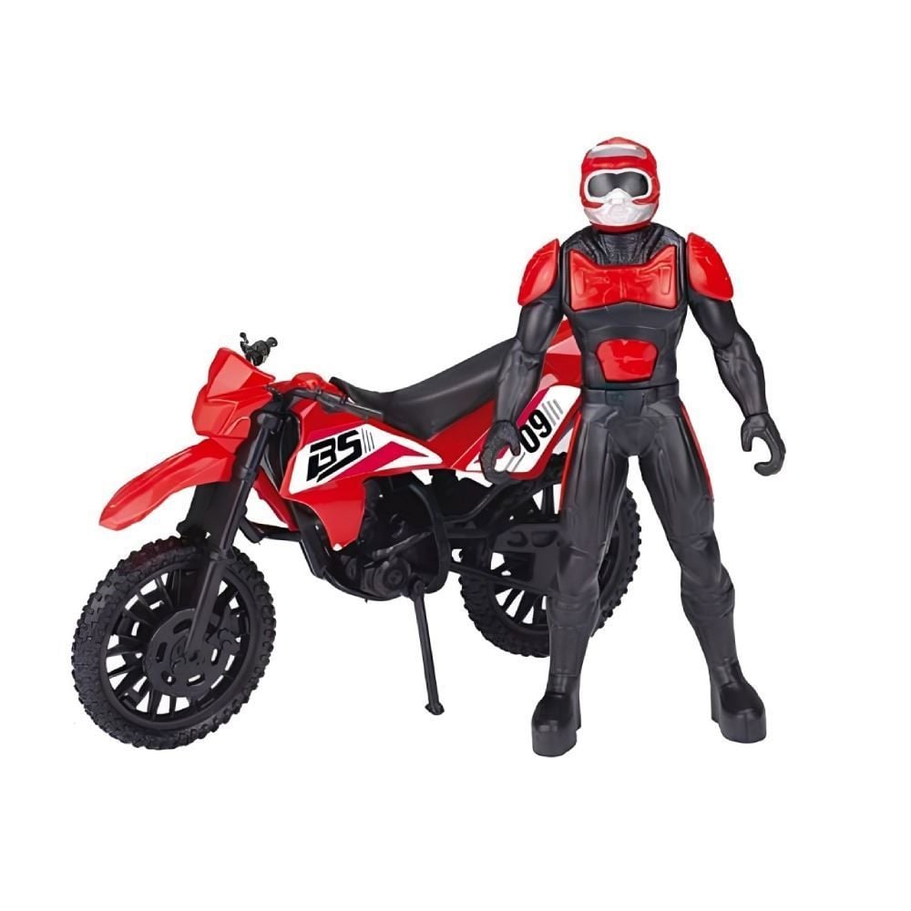 Conjunto Moto com Boneco Bs Cross - Sortido