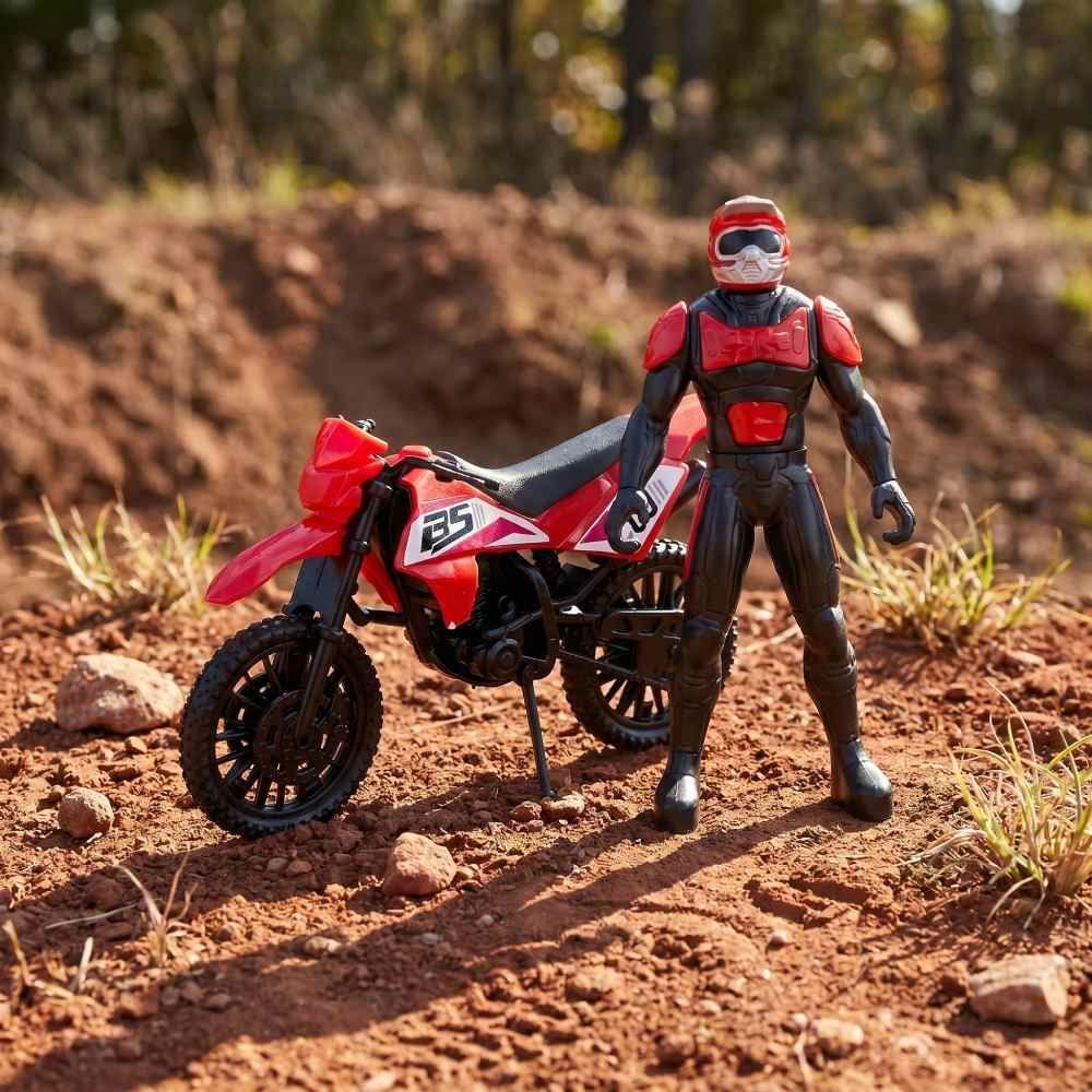 Conjunto Moto com Boneco Bs Cross - Sortido