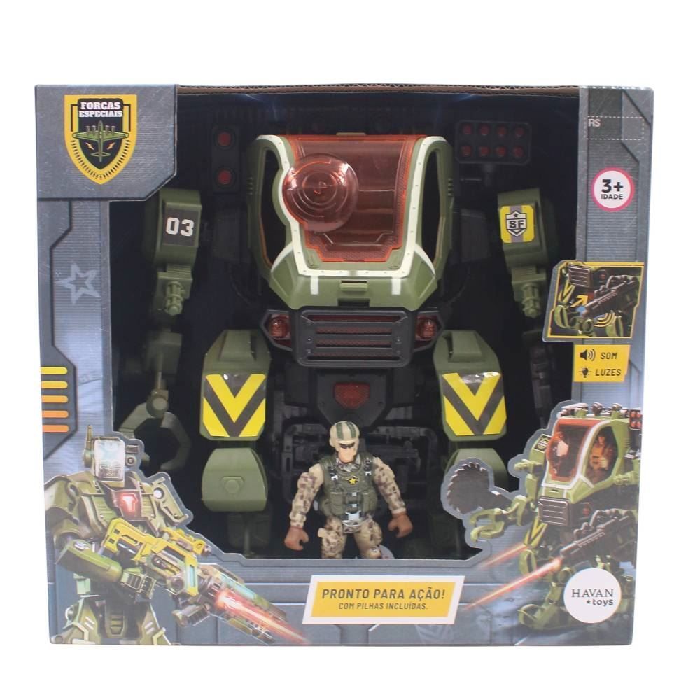 Conjunto Robô Militar Havan Toys - ST83592