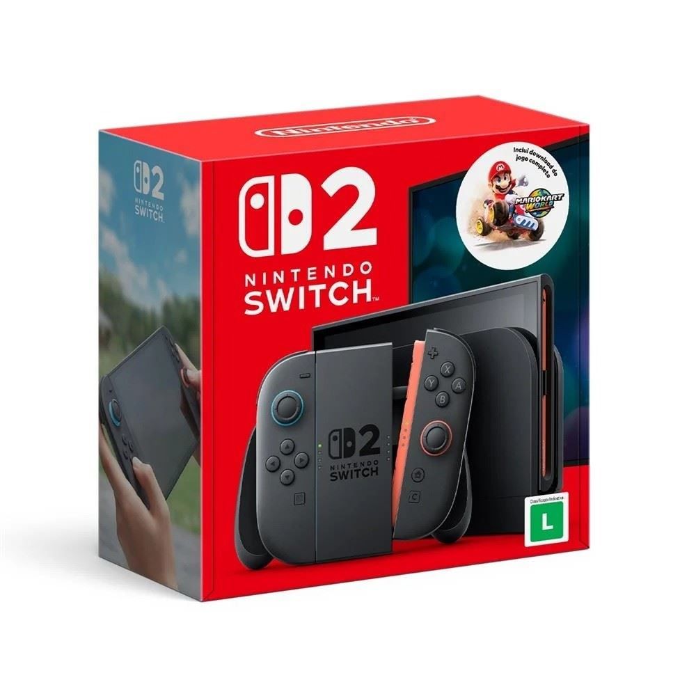 Console Nintendo Switch 2 com Jogo Mario Kart World