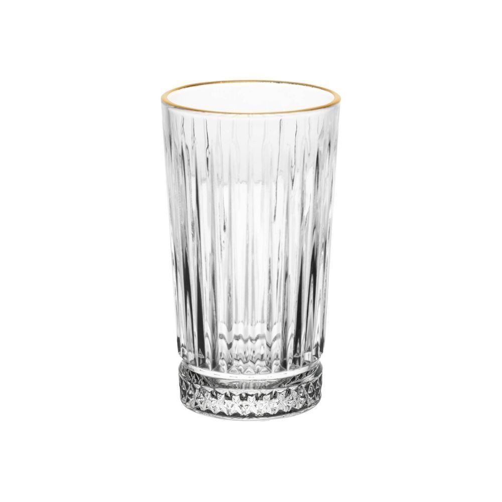 Copo Alto Filete Dourado Deli Diamante Lyor - 280Ml
