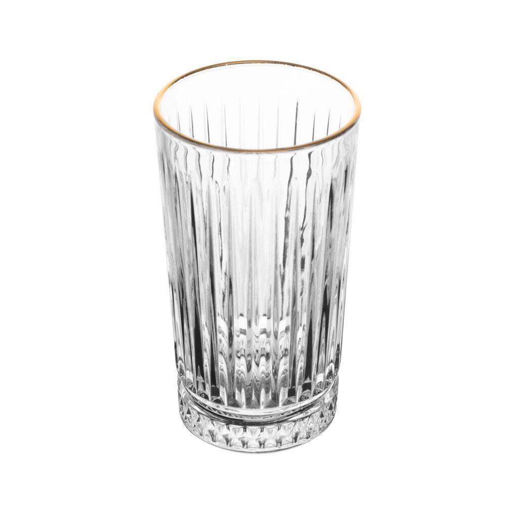 Copo Alto Filete Dourado Deli Diamante Lyor - 280Ml