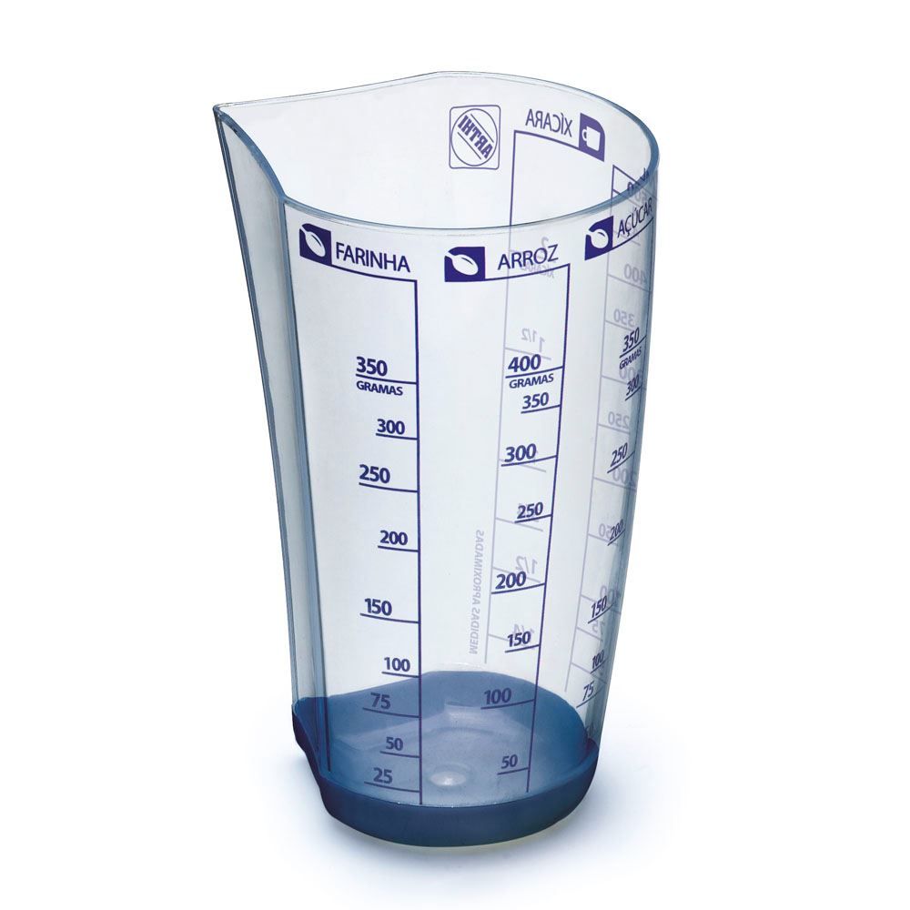 Copo Medidor Com 5 Tipos De Medidas 500Ml Arthi - Plástico