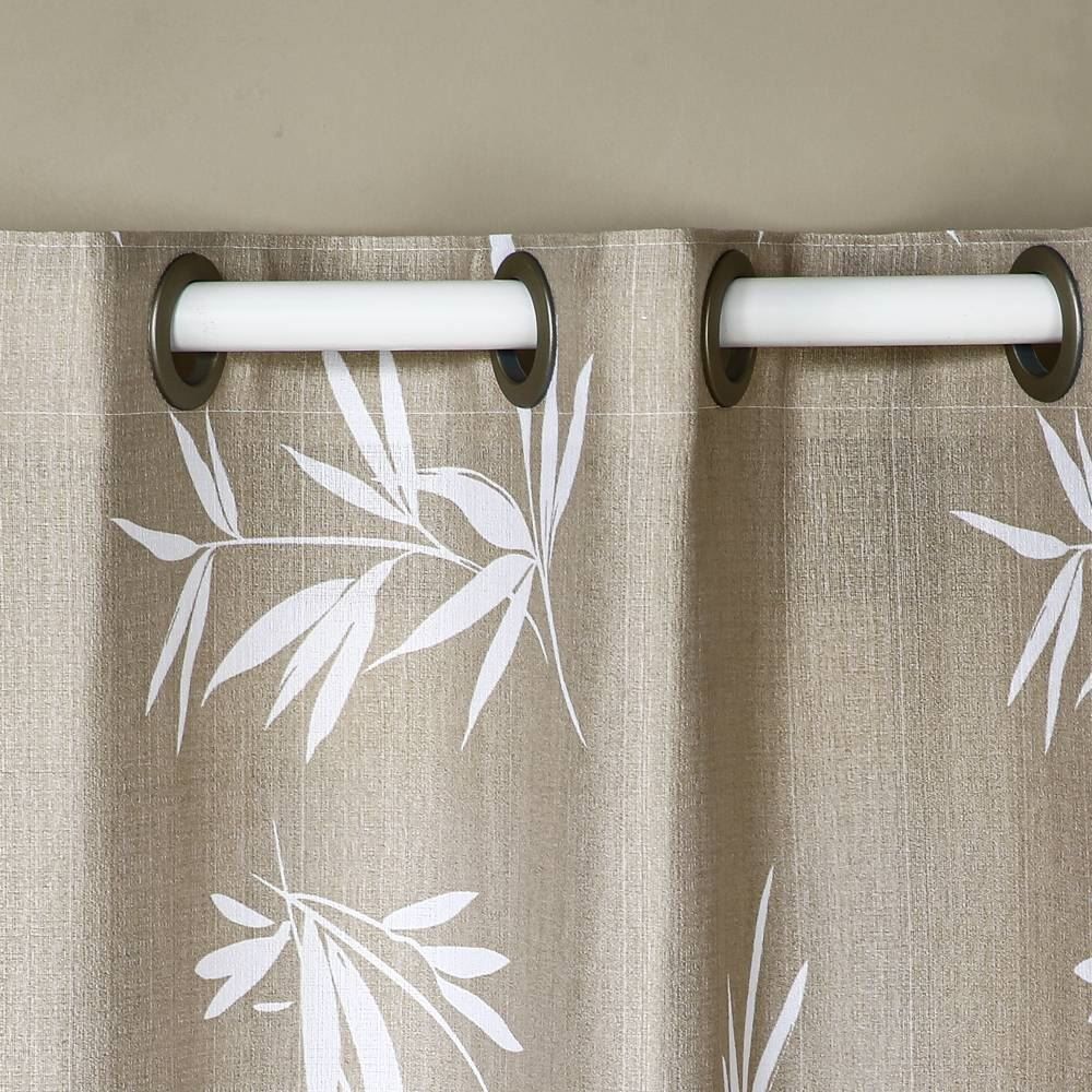 Cortina Para Quarto E Sala 2,40X1,70 M Veneza Havan Casa - Galho Bege 