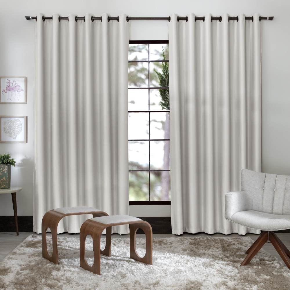 Cortina Para Quarto E Sala 3,60X2,50 M Corta Luz Tecido Havan Casa - Marfim