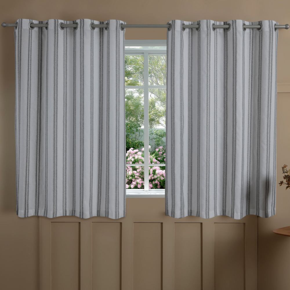 Cortina para Quarto e Sala 2,60X1,70 m Chenille Havan Casa - Berlim Cinza