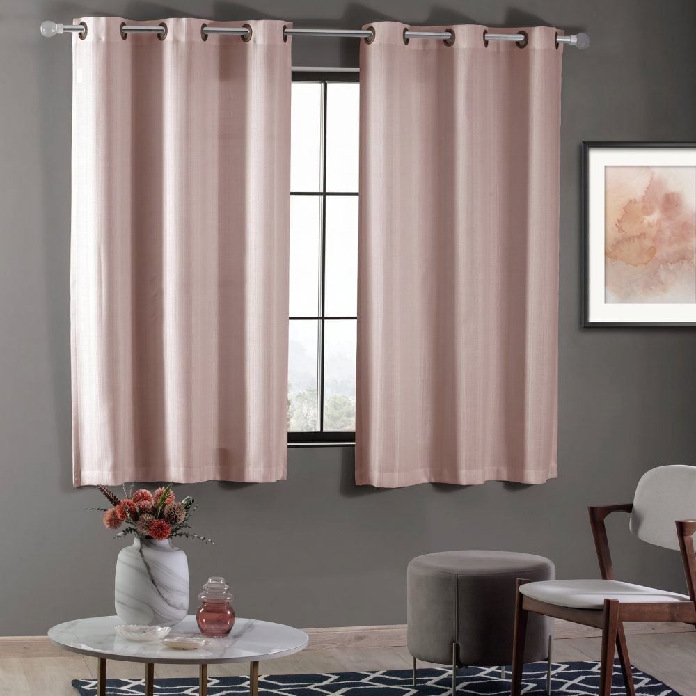 Cortina para Quarto e Sala 2,40X1,70M Rústica Veneza Havan Casa - Bridal Rose