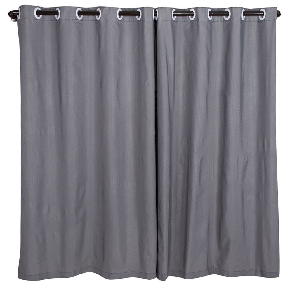 Cortina para Quarto e Sala 2,60X1,70 m Rústica Madri Havan Casa - Titanio