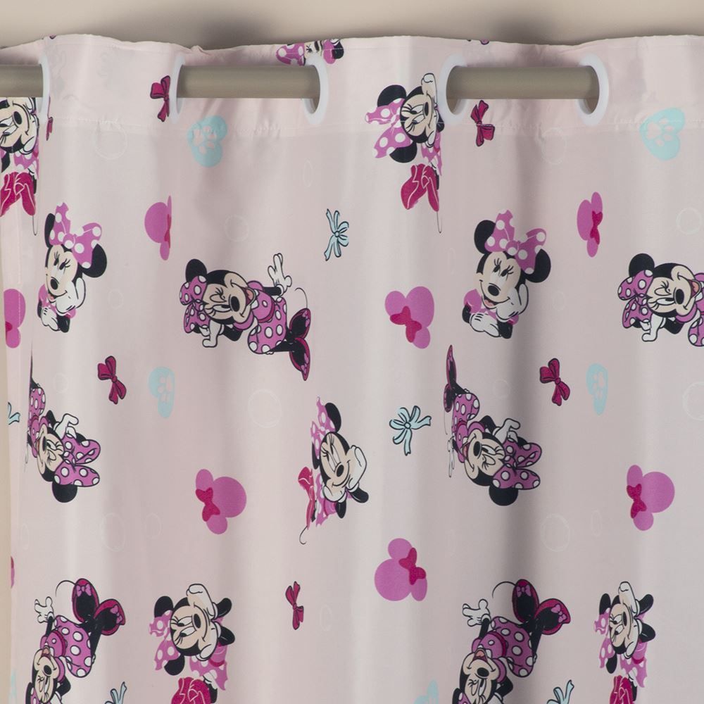 Cortina Rústica Infantil 2,40X1,70 m Havan Casa - Minnie Fresh