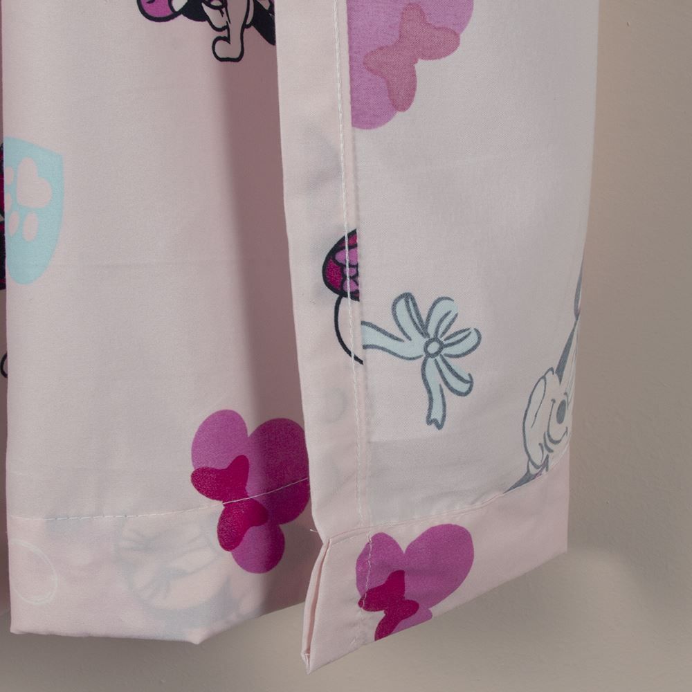 Cortina Rústica Infantil 2,40X1,70 m Havan Casa - Minnie Fresh