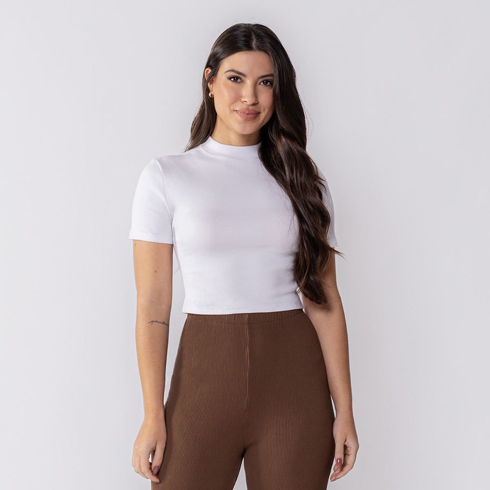 Cropped Feminino De Ribana Boby Blues