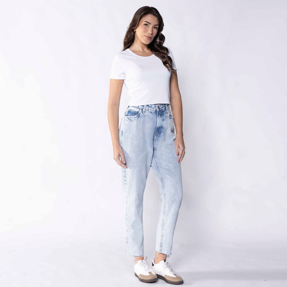 Cropped Feminino Manga Curta Boby Blues