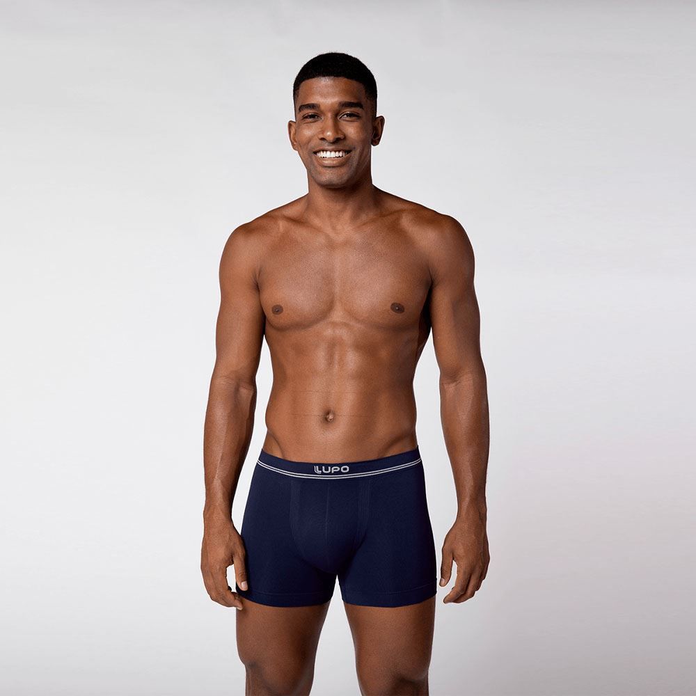 Cueca Boxer Masculina Sem Costura Lupo