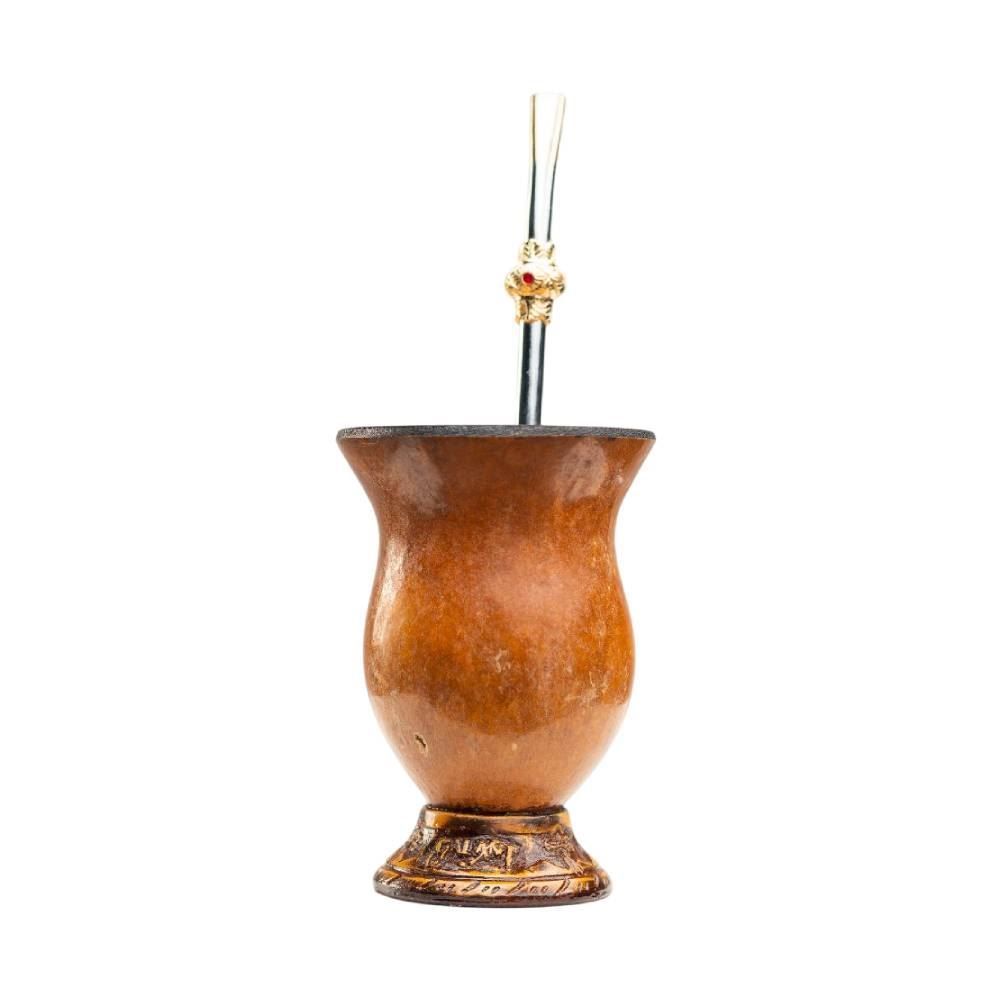 Cuia De Chimarrão Com Bomba Galant - 200ml