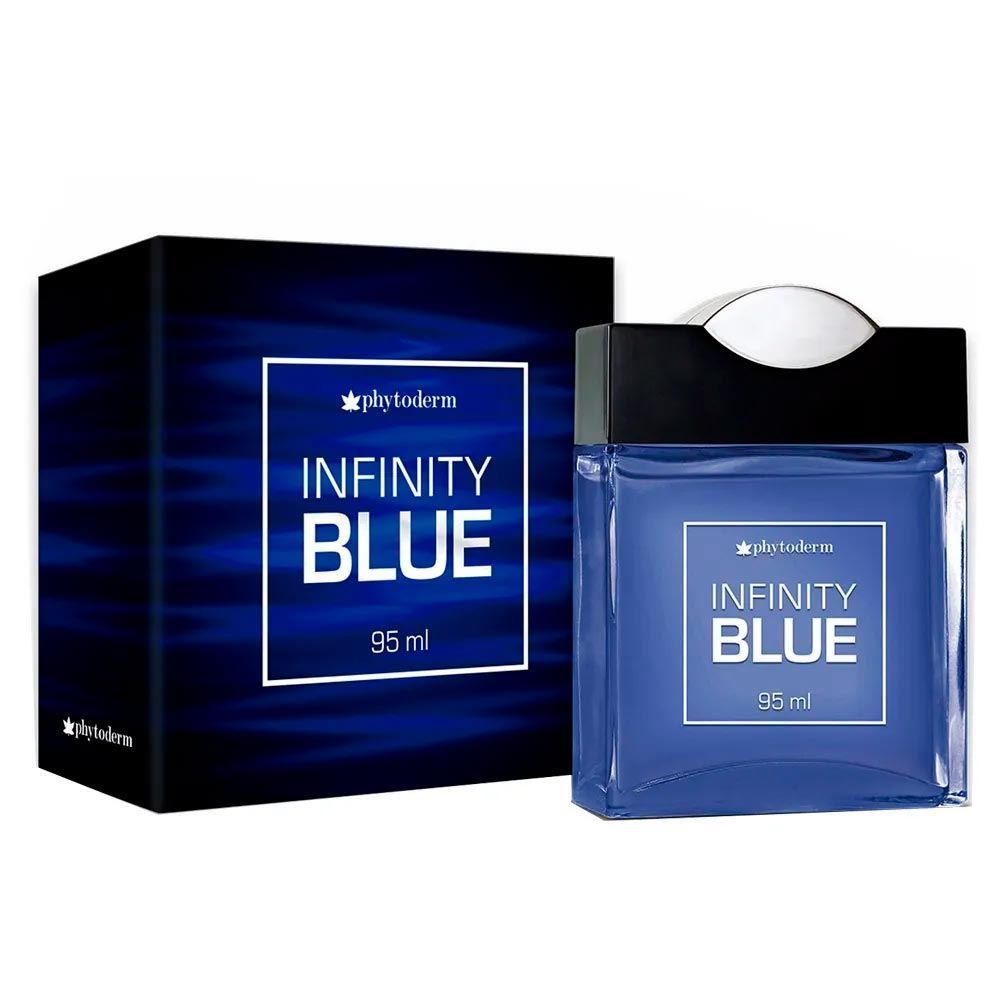 Deo Colonia Infinity Blue 95Ml Phytoderm - Blue