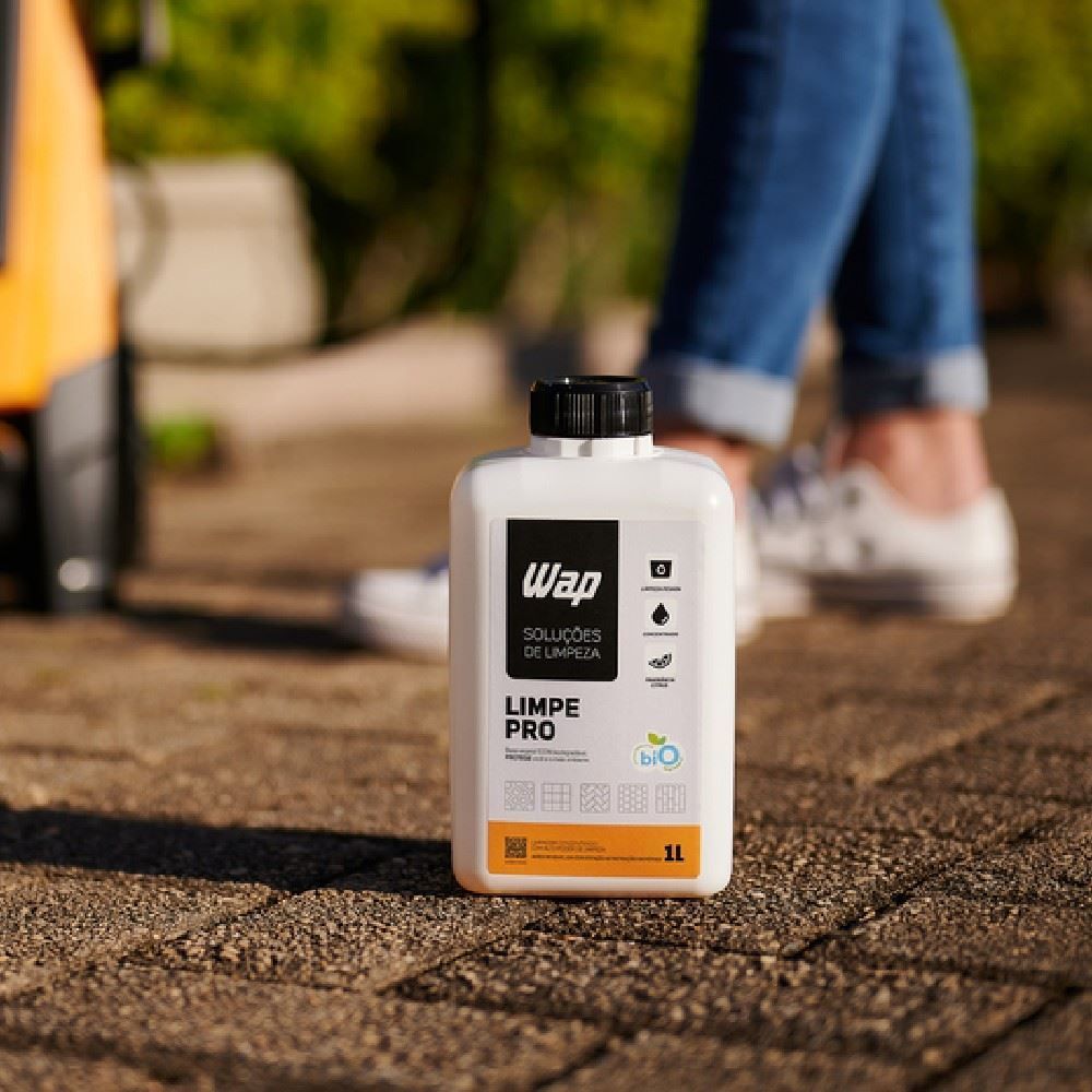 Detergente Concentrado para Limpeza Pesada de Pisos 1 Litro Wap Limpe Pro