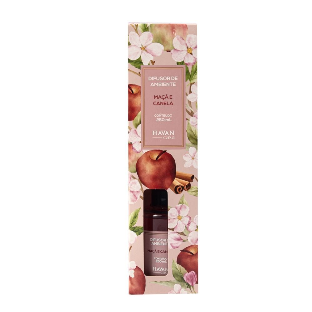 Difusor De Ambientes 250Ml Havan Casa - Maçã e Canela