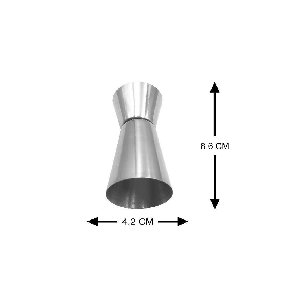 Dosador Duplo De Inox Havan Casa - 25/50ml
