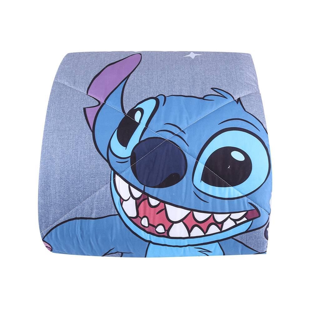 Edredom Casal Microfibra Disney Hedrons  - Stitch Relax