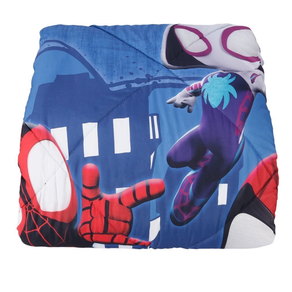 Edredom Disney Solteiro 1,60M X 2,40M Hedrons - Spidey Time