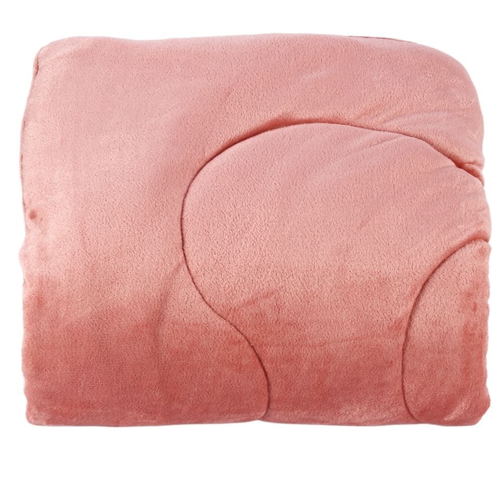 Edredom King Plush Inove Provence Havan Casa - Argila